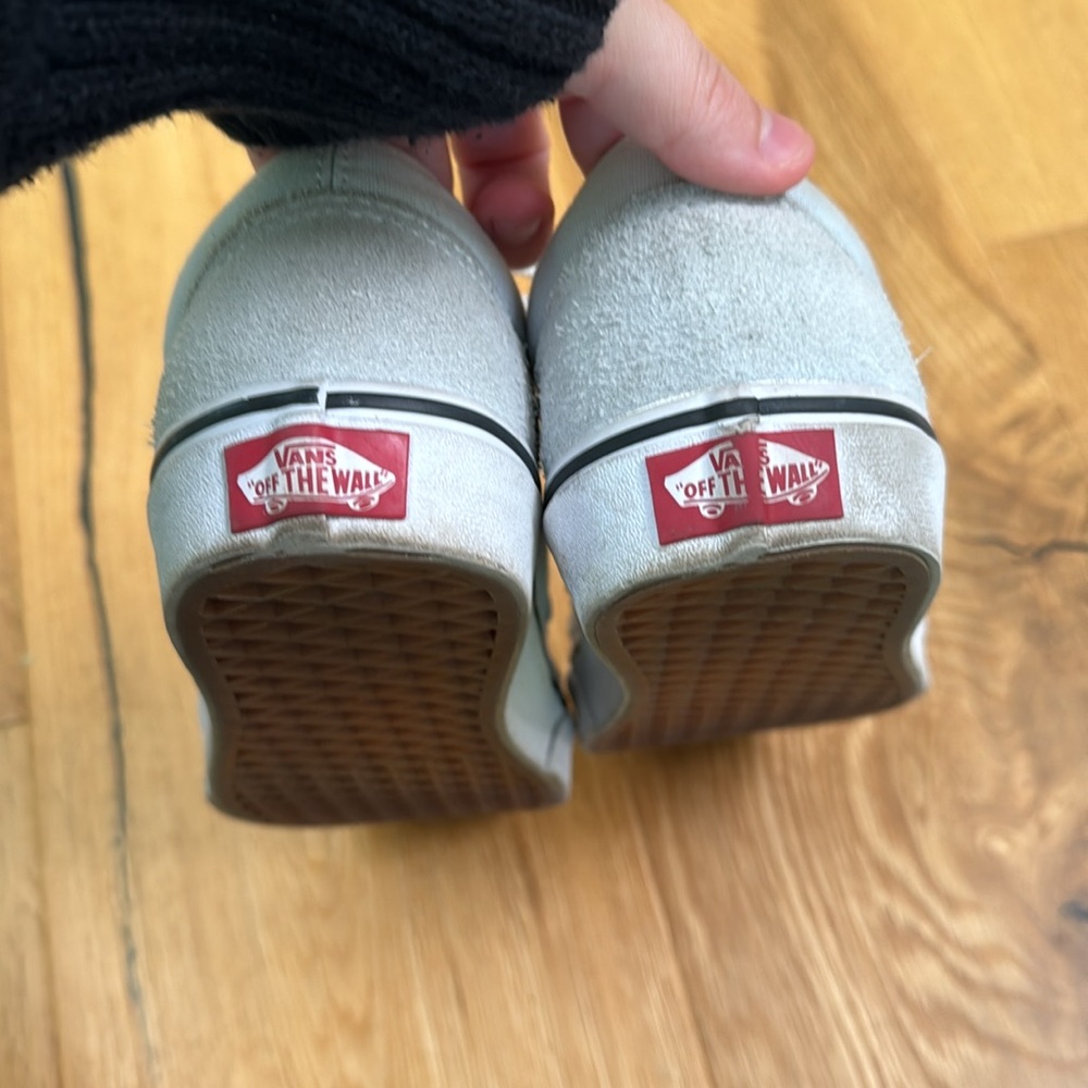 Light Blue Suede Vans - Picture 7 of 10